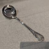 Christofle Marly silver plated soup ladle, goldsmith, 31.6cm