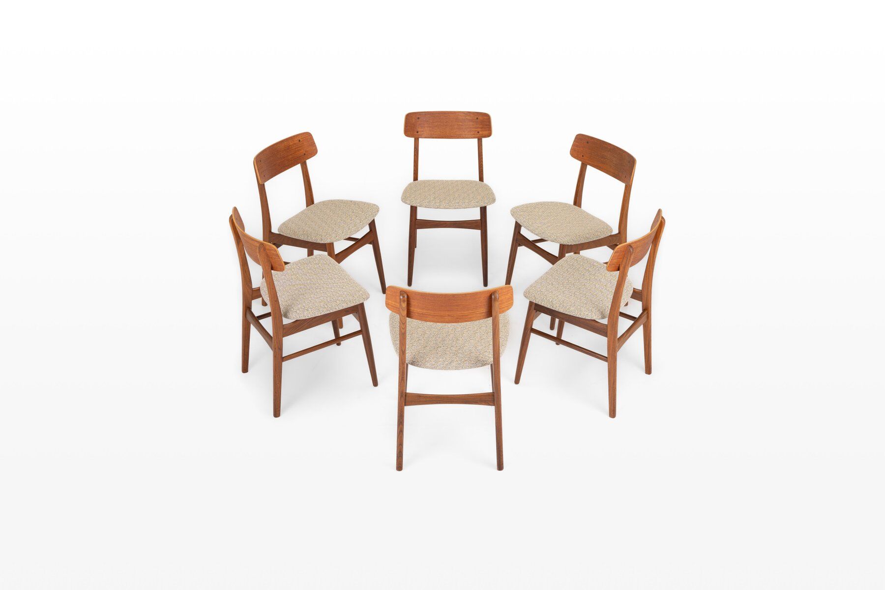 Dining chairs from Farstrup Møbler, 1960s, set of 6