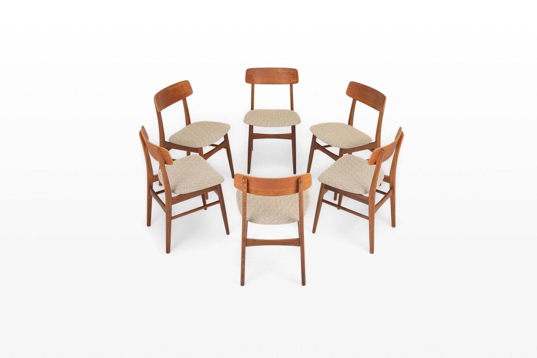 Dining chairs from Farstrup Møbler, 1960s, set of 6