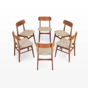 Dining chairs from Farstrup Møbler, 1960s, set of 6