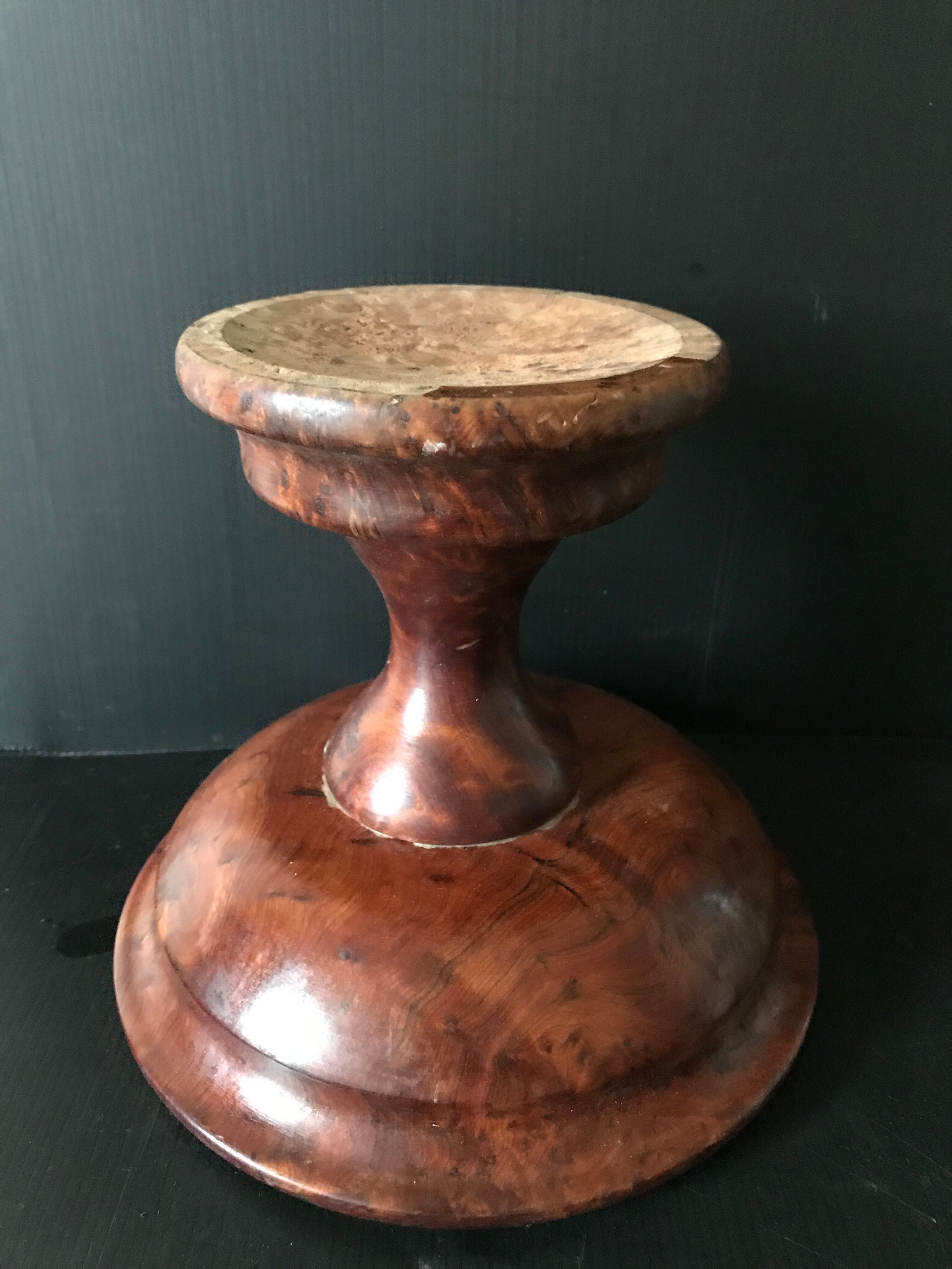 Cut in wood magnifying glass