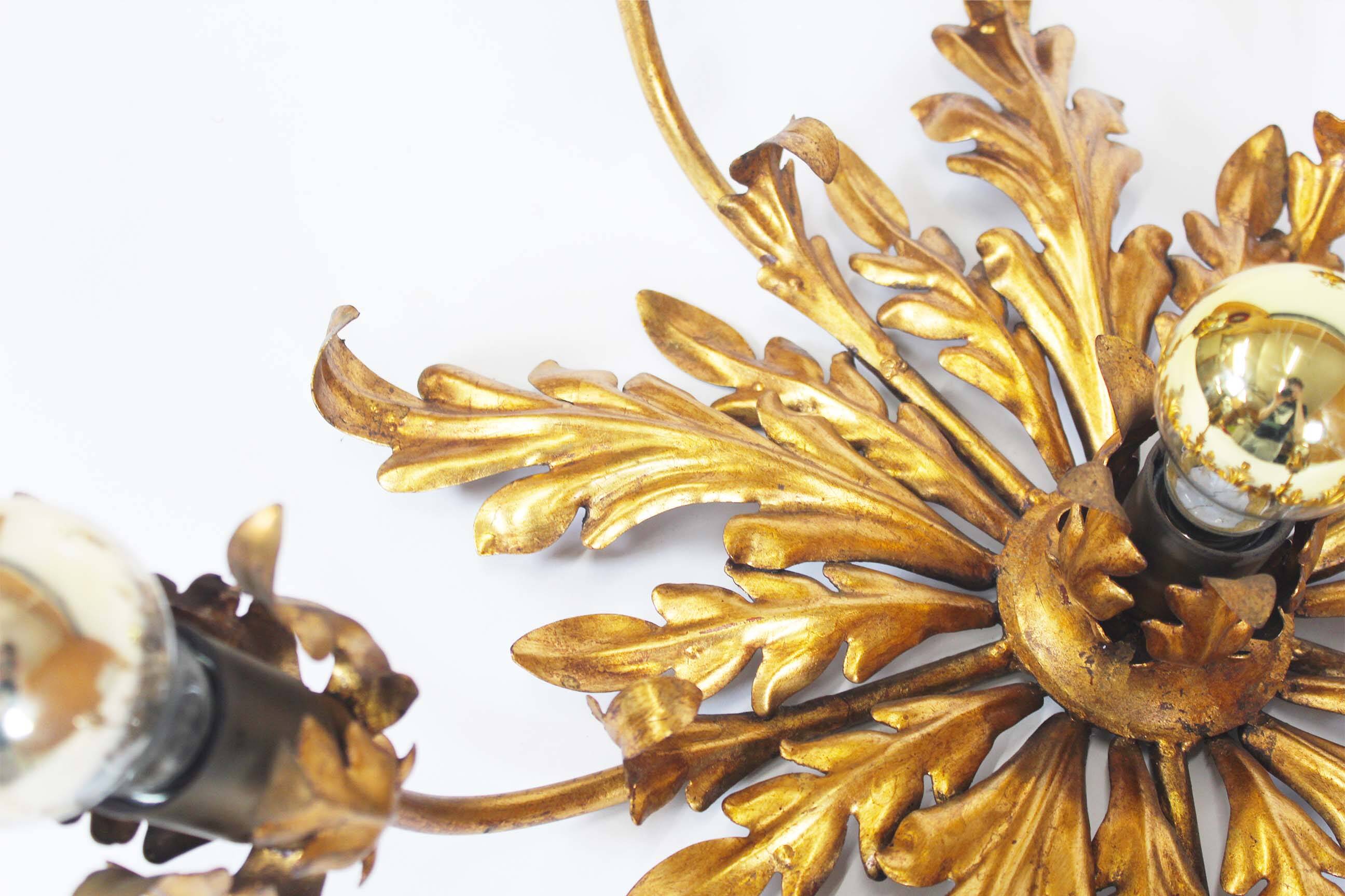 Large Spanish florentine ceiling or wall ligh