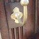 Old and beautiful wooden coat rack cloakroom early 20th century