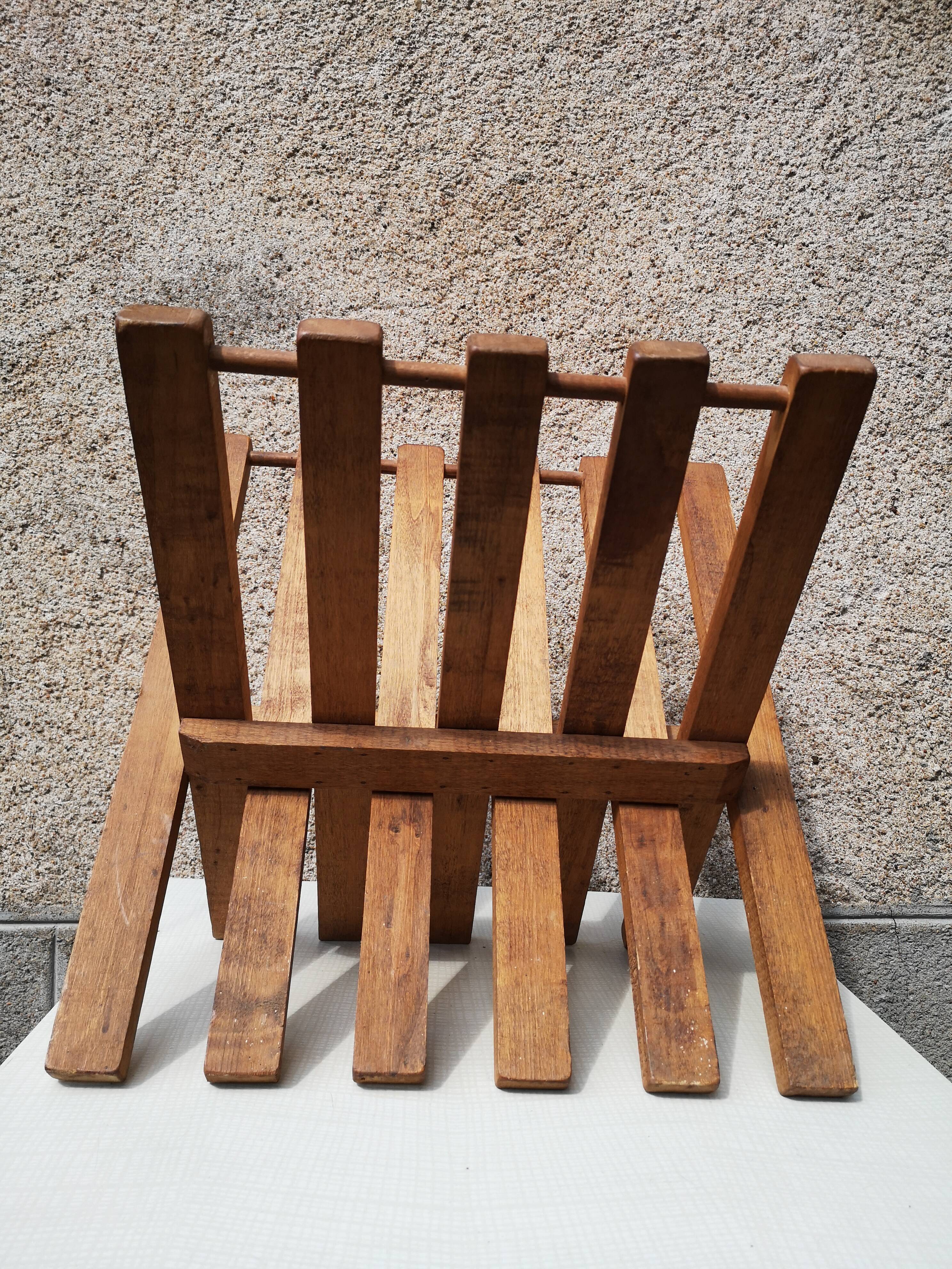 Brutalist magazine door