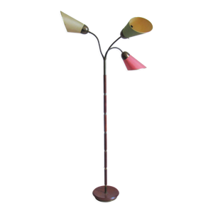 Lampadaire en teck et