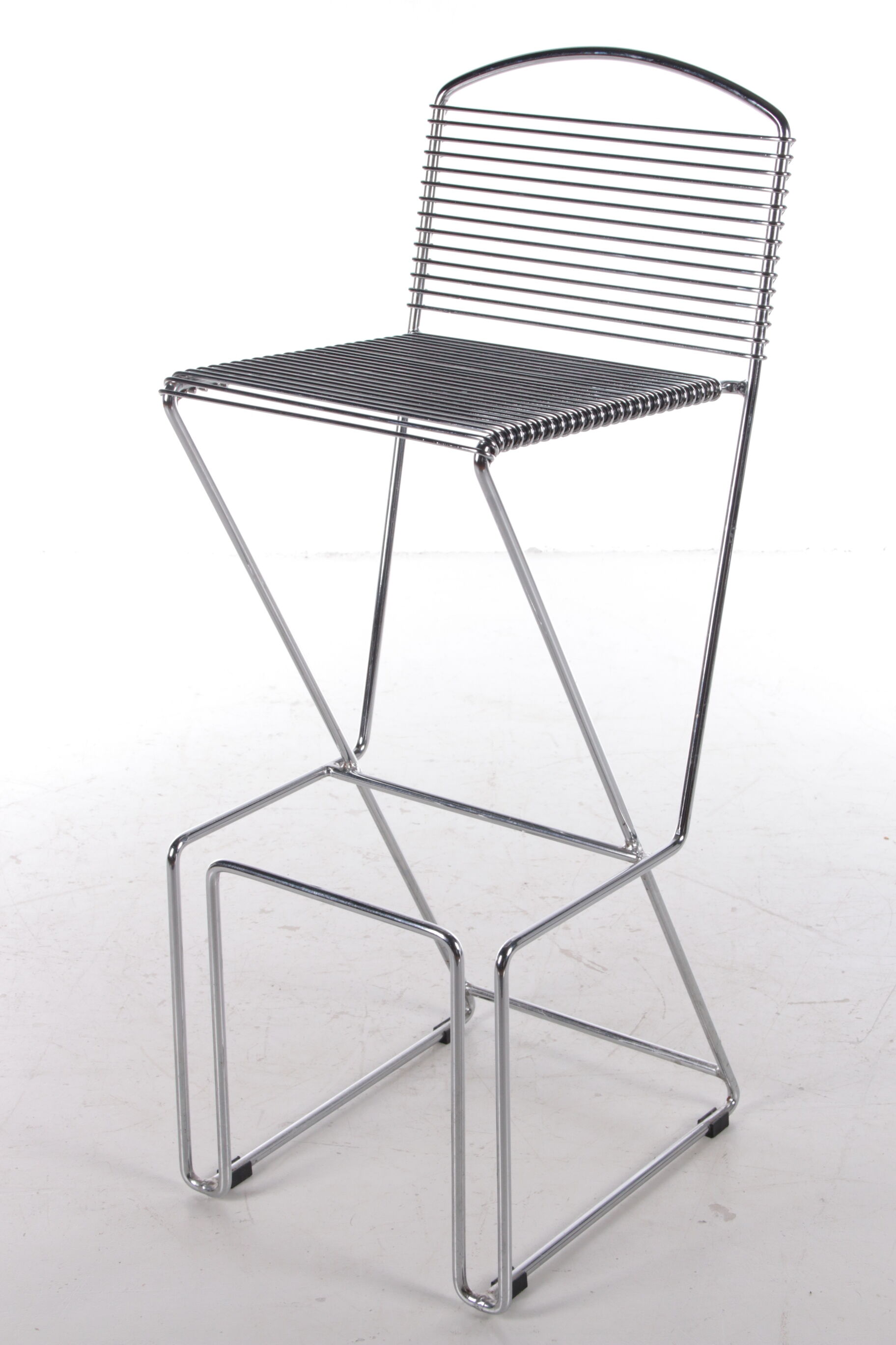 Set of 4 Bar Stools by Till Behrens by Schlubach, 1980