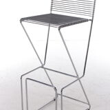 Set of 4 Bar Stools by Till Behrens by Schlubach, 1980