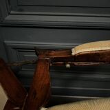 Voltaire armchair with 19th century mahogany system