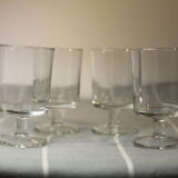 Vintage foot glasses Luminarc cavaliers model