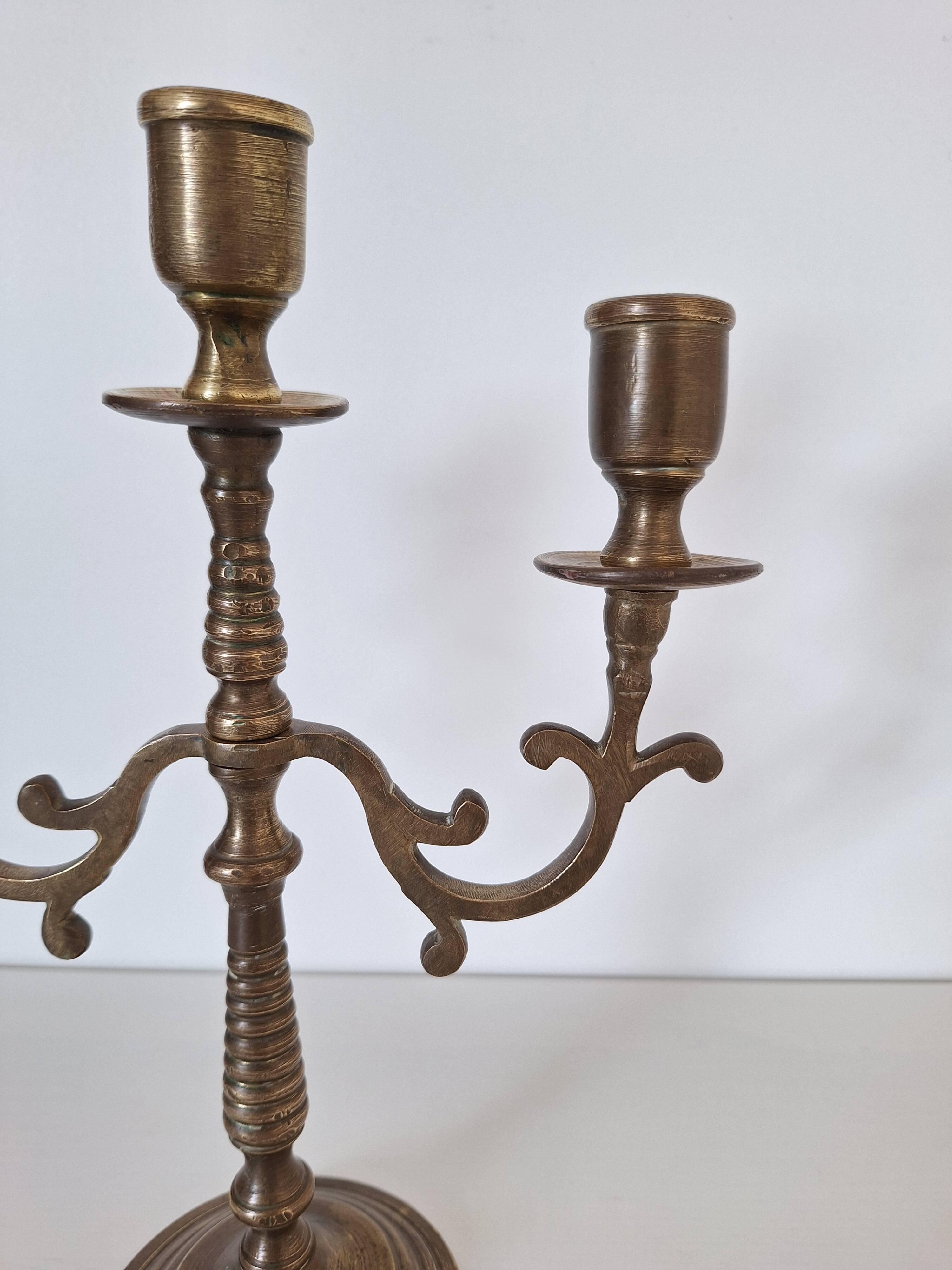 Vintage brass candlestick
