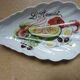 Vintage porcelain lawyer's service straw box
