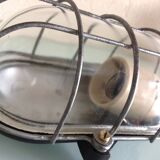 Industrial style porthole wall light, 50s-60s