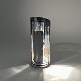 Space Age Chrome Metal Table Lamp Selenova TA447, Italy 1970s