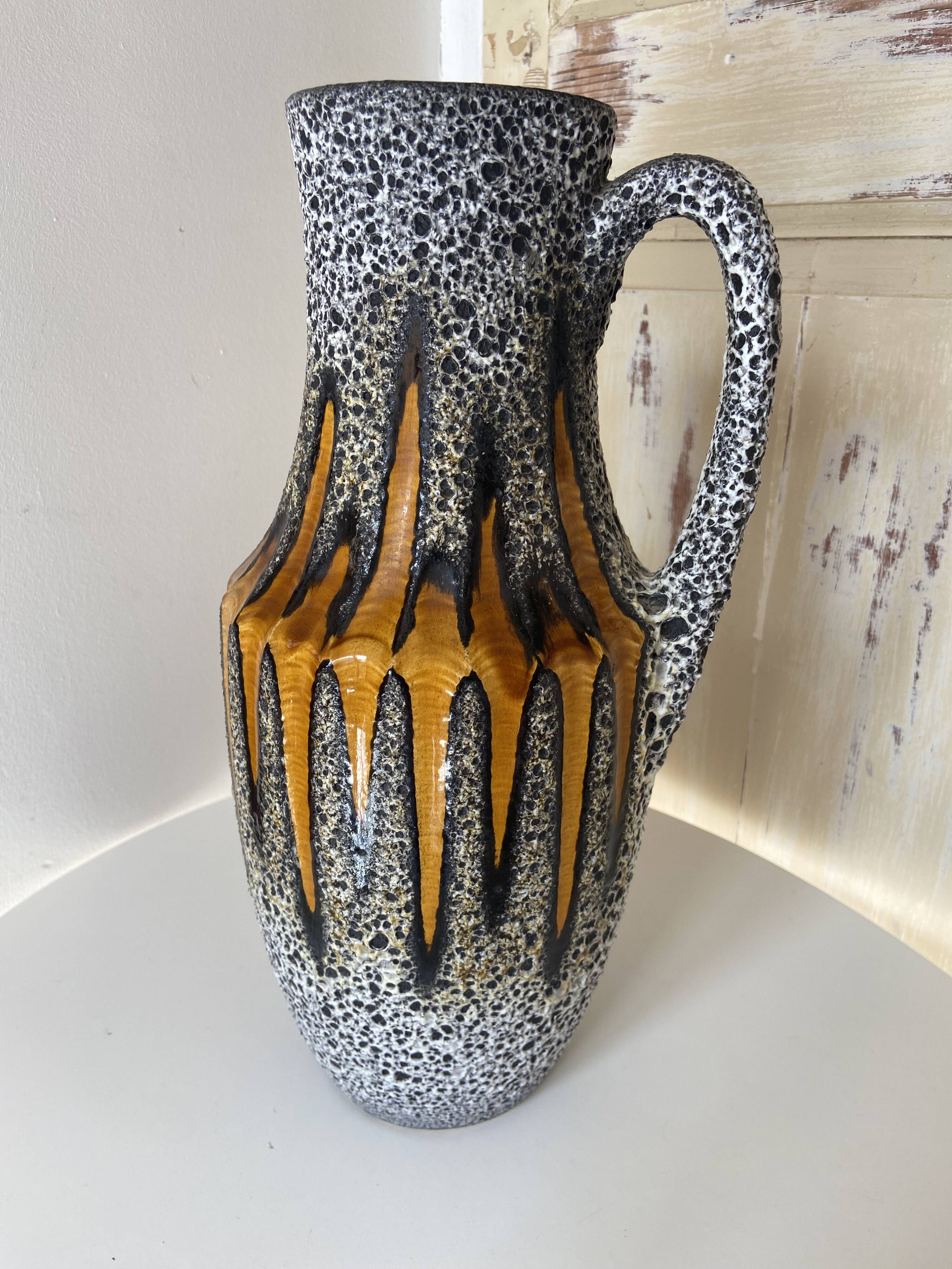 "Fat lava" style vase, West Germany mid-20th century
