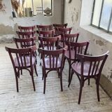 Set of 13 Japy bistro chairs, 1940