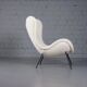 Madame lounge chair in bouclé by Fritz Neth for Correcta