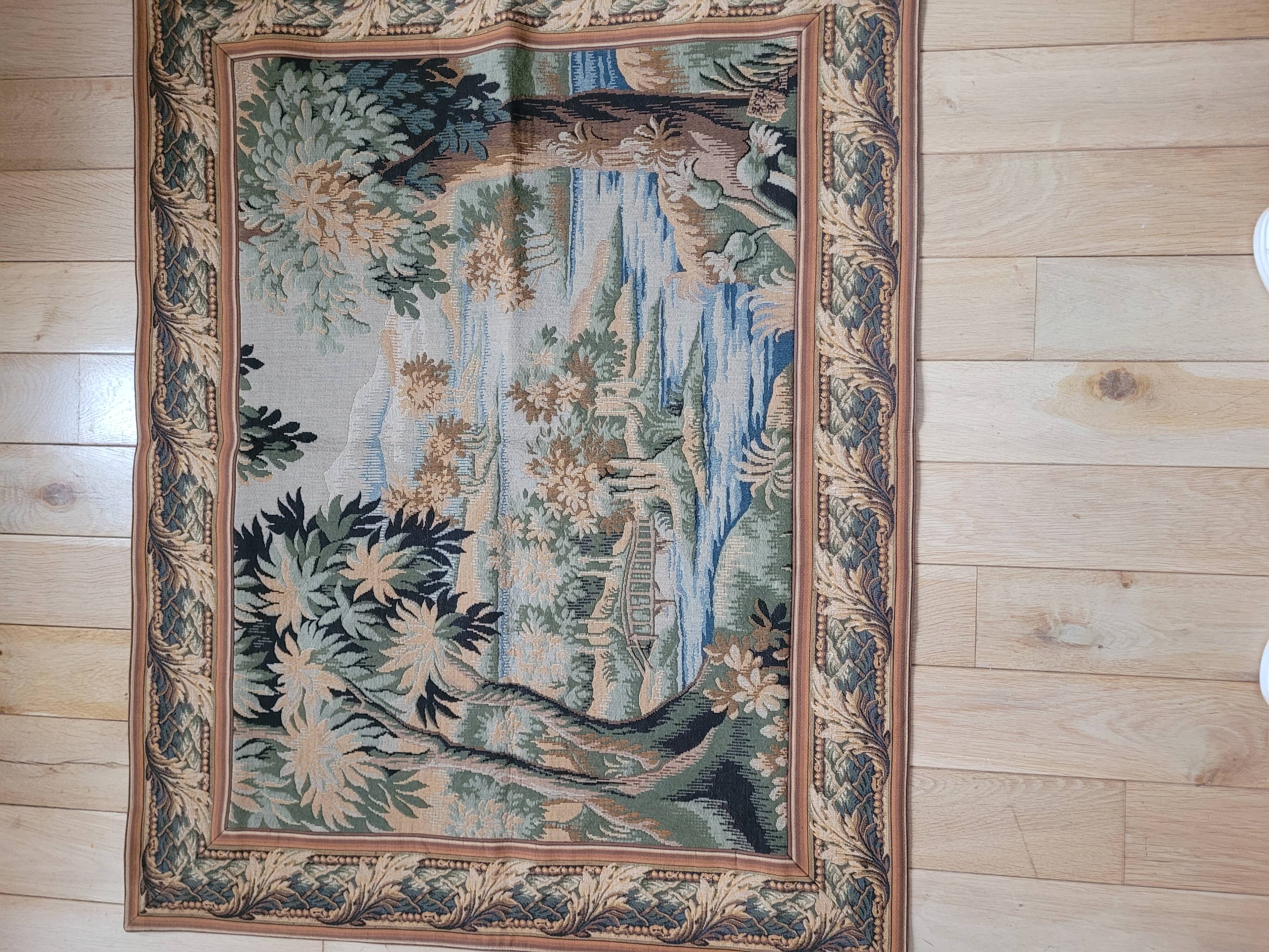 Wall tapestry Forest of Clairmarais Flanders tapestry