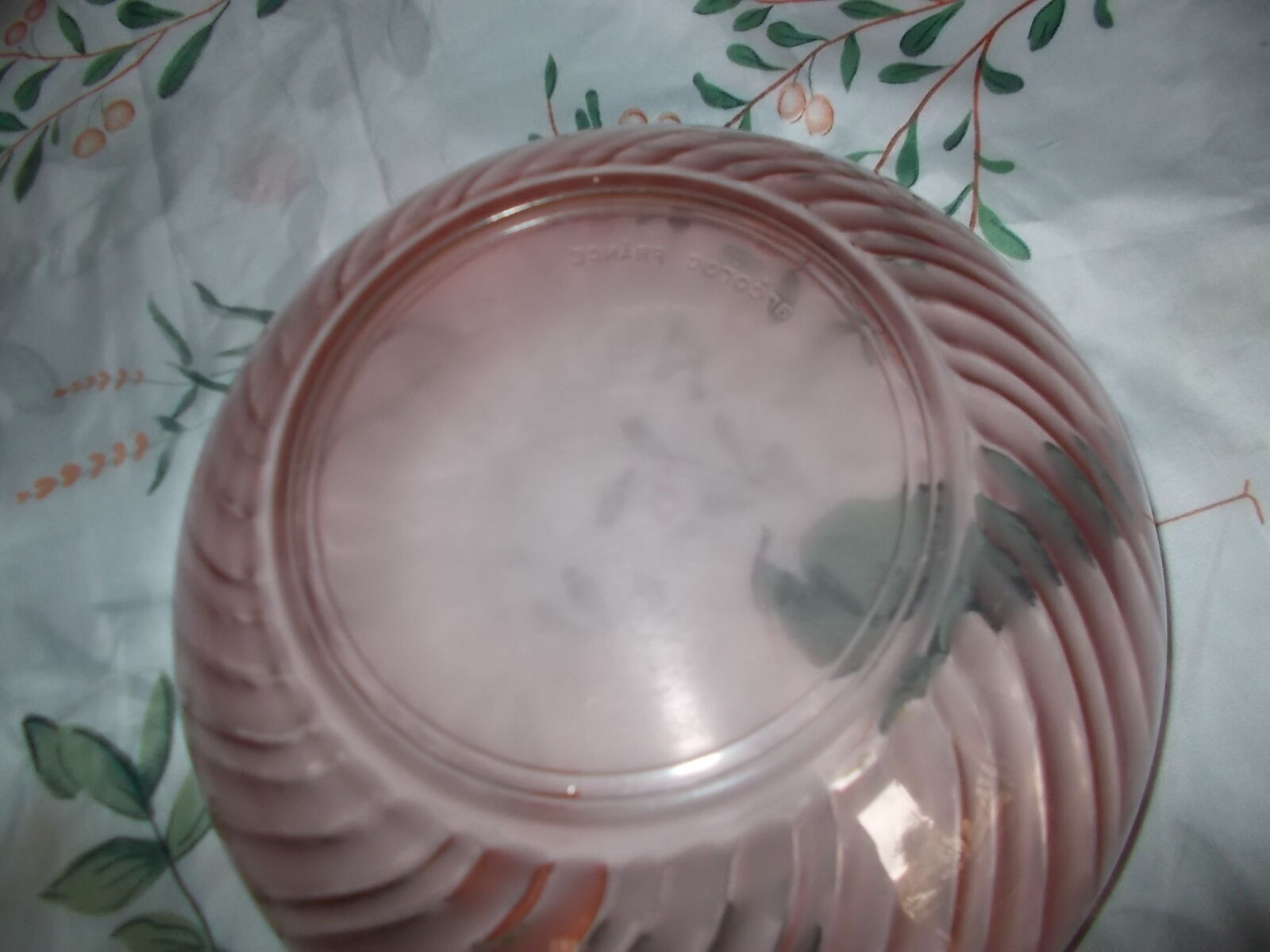 Arcoroc Rosaline glass salad bowl