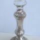 XlXth eglomisé glass candle holder