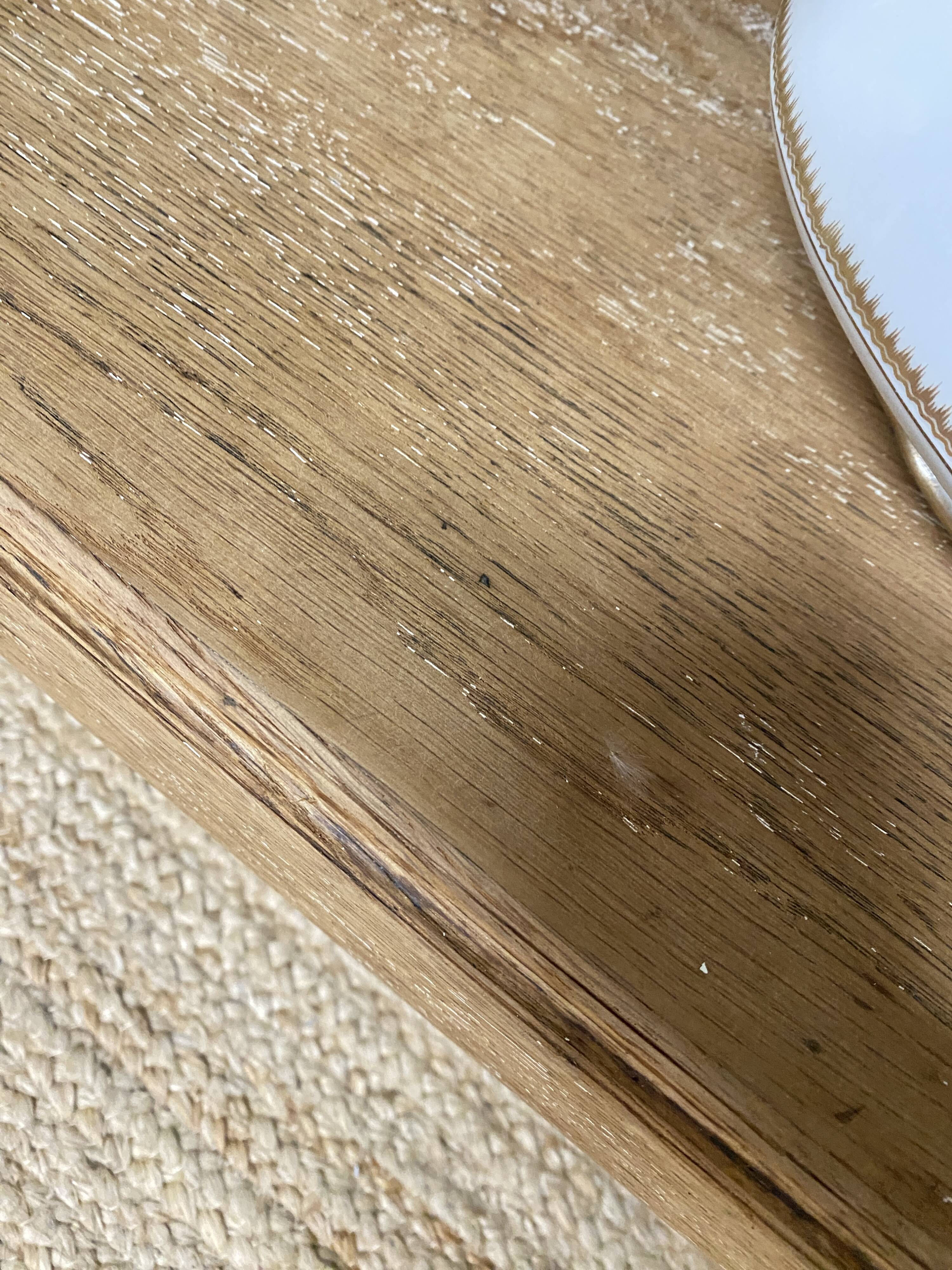 Art Deco console with bevelled mirror