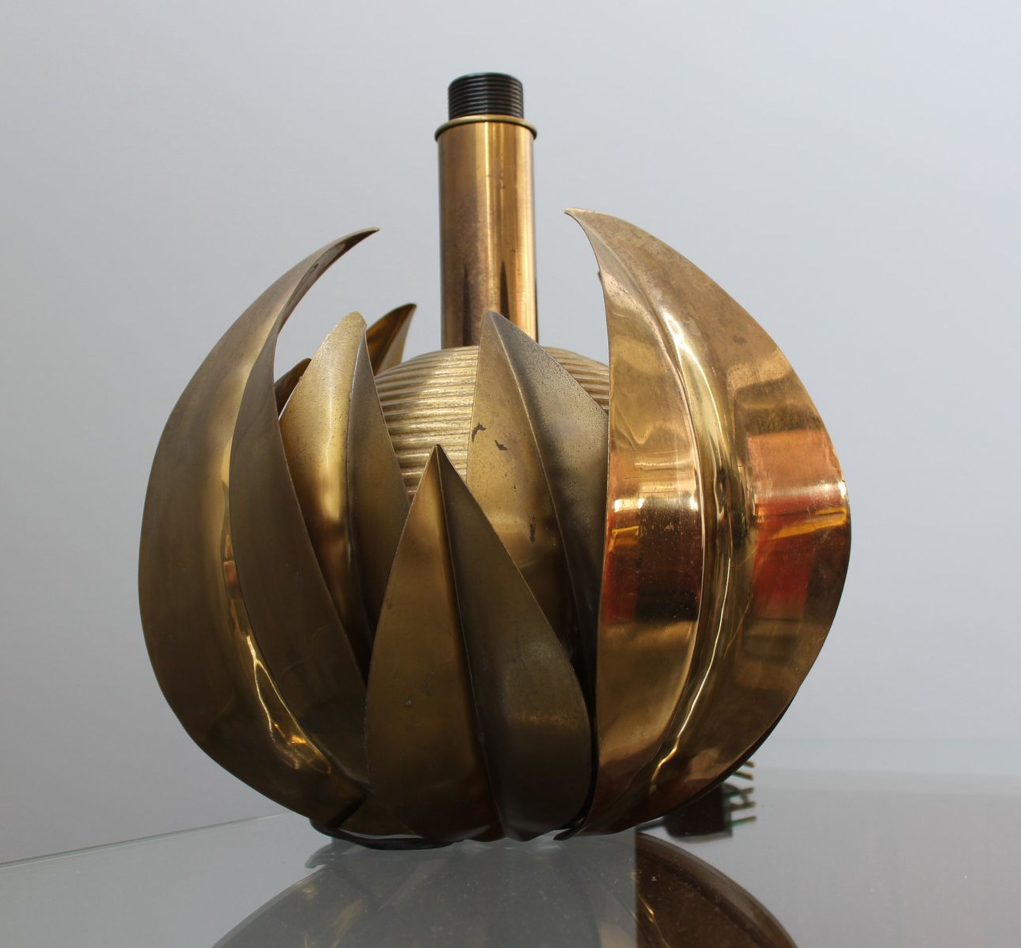 Brass desk lamp, 1970s