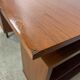 Vintage wooden desk with bleacher on the side
