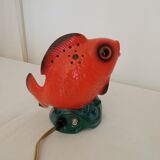 Vintage fish lamp