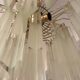 Venini Triedi Crystal Chandelier 1970