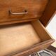 Compass foot chest of drawers
