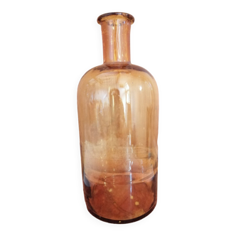 Old amber bottle