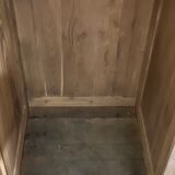 Solid oak cloakroom with 2 doors