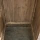 Solid oak wardrobe with 2 doors