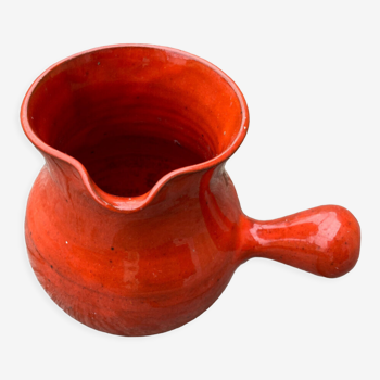 Pichet céramique rouge Charles Voltz Vallauris