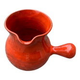 Charles Voltz Vallauris red ceramic pitcher