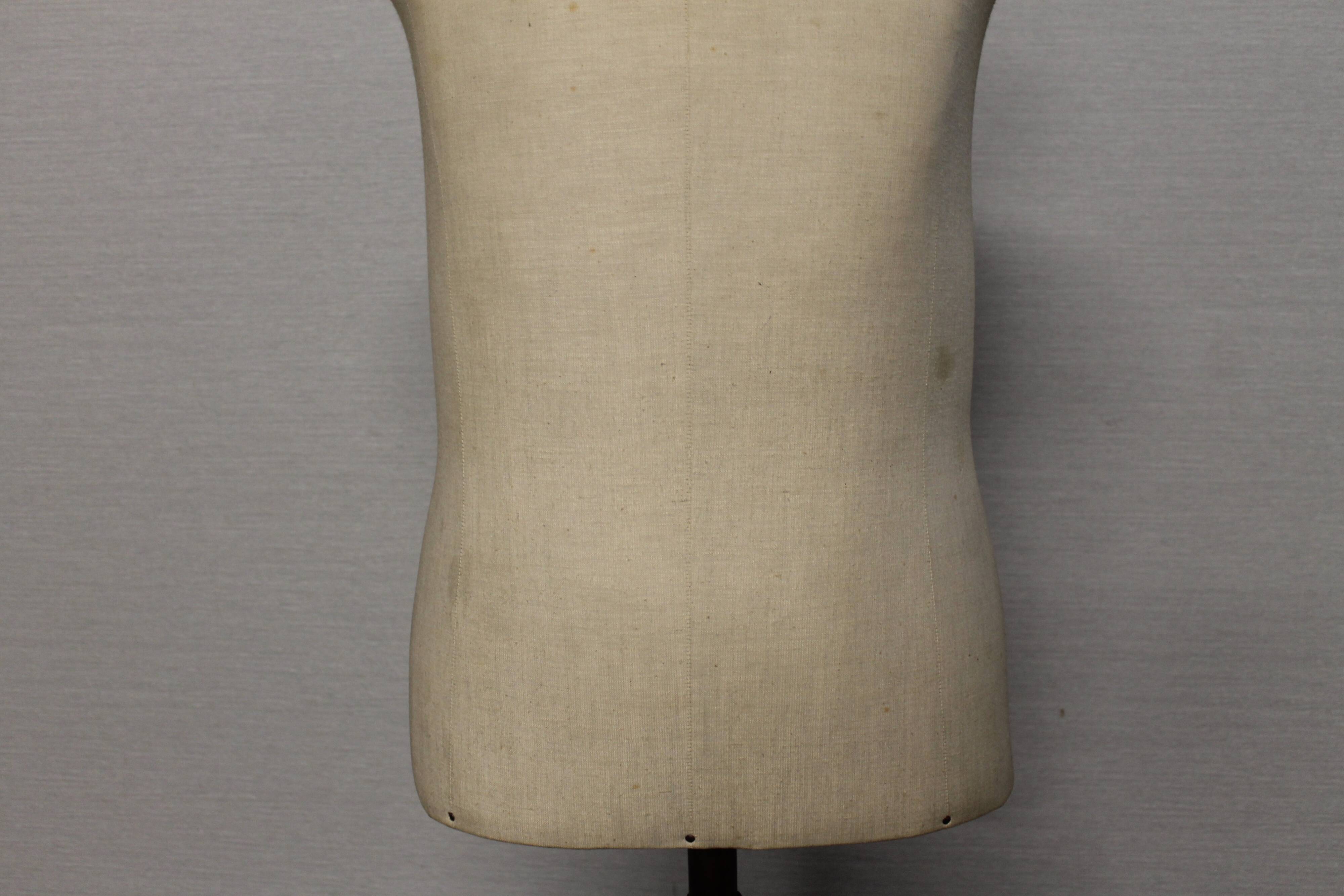 Man sewing mannequin