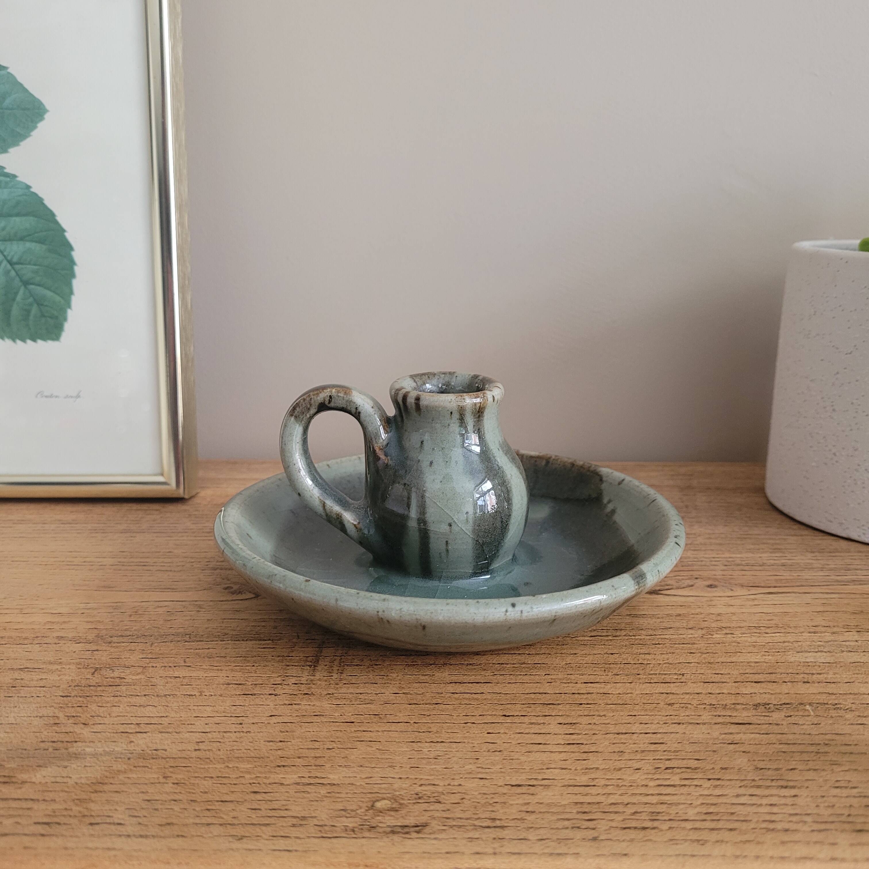 La Redoute x Selency ceramic candle holder 13 marbled