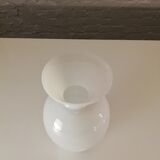 White opaline vase
