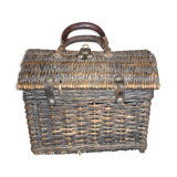 Napoleon III old wicker basket