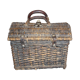 Napoleon III old wicker basket