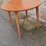 Vintage side table light wood