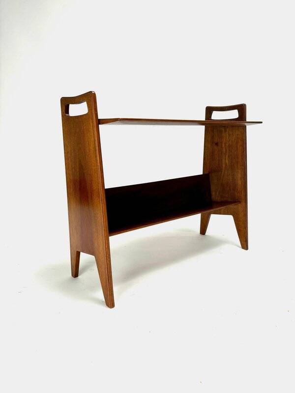 Mid-Century Wooden Side Tables by Gio Ponti, 1950s, Set of 2