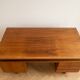 Vintage Scandinavian wooden executive desk