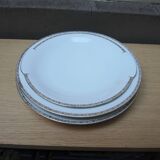 3 Anciens Plats Ronds - Rheinpfalz Hartporzellan Germany