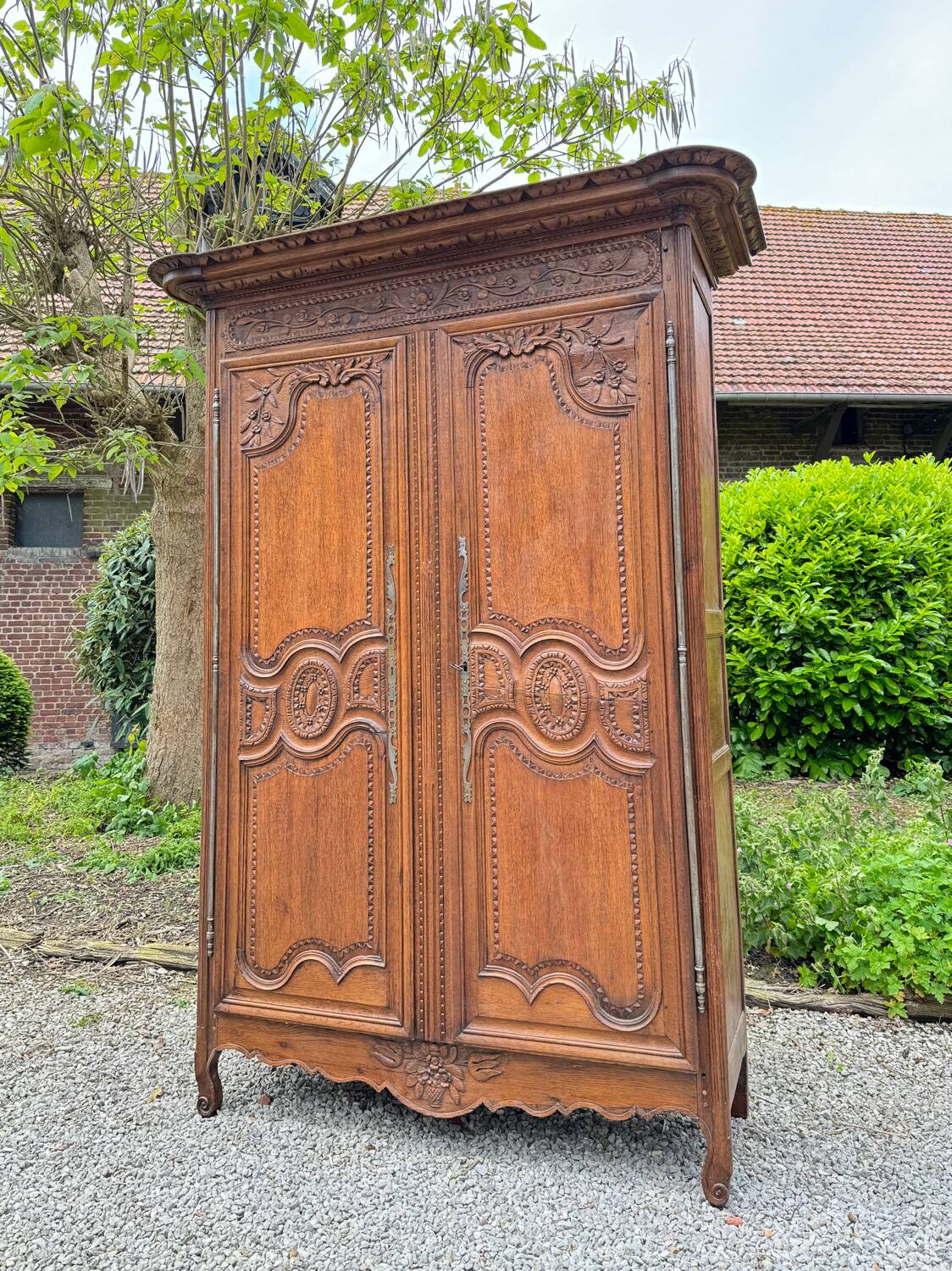 Norman Oak Wardrobe XVIII Eme Century