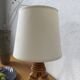 1960s rattan desk or table lamp