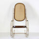 Chaise à bascule vintage des années 1970