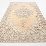 7x11 classic turkish vintage rug, vintage carpet rug 331x205cm