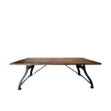 Table industrielle en bois