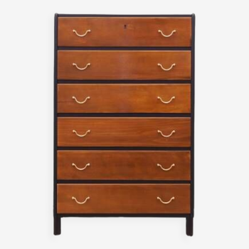 Walnut chest of drawers, Danish design, 1960s, production: Denmark