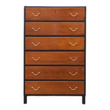 Walnut chest of drawers, Danish design, 1960s, production: Denmark